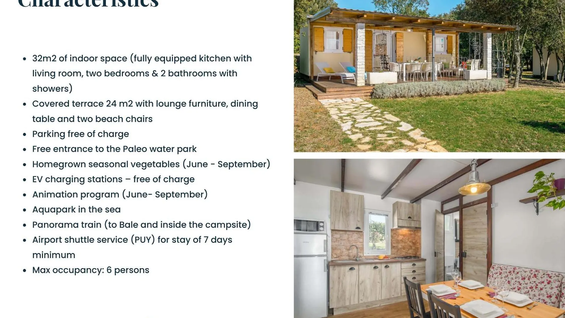 Camping Homes Mon Perin Bale